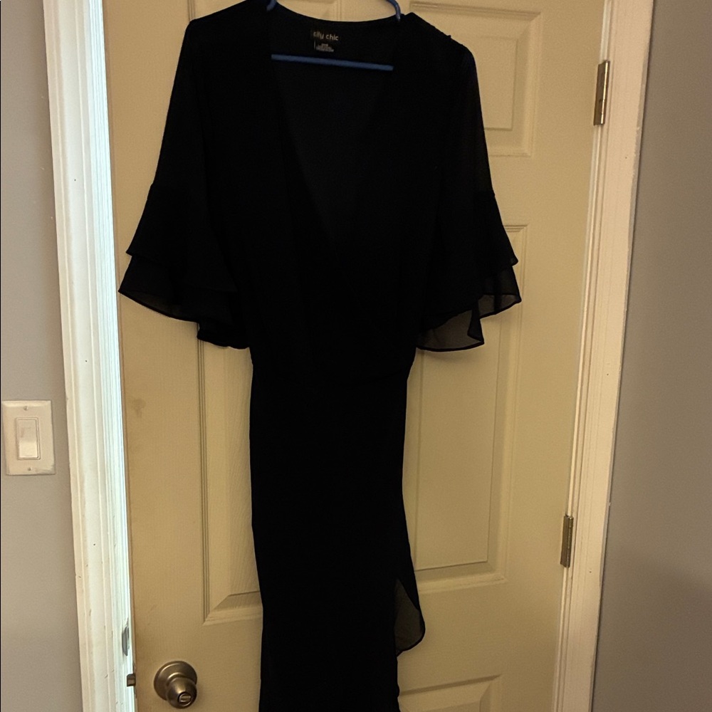 City Chic Black High Low Dress